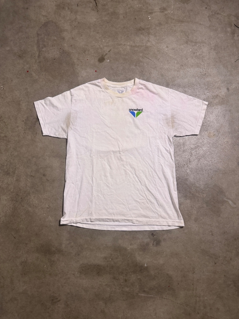 Vintage Snowbird Ski Resort Graphic Tee White XL